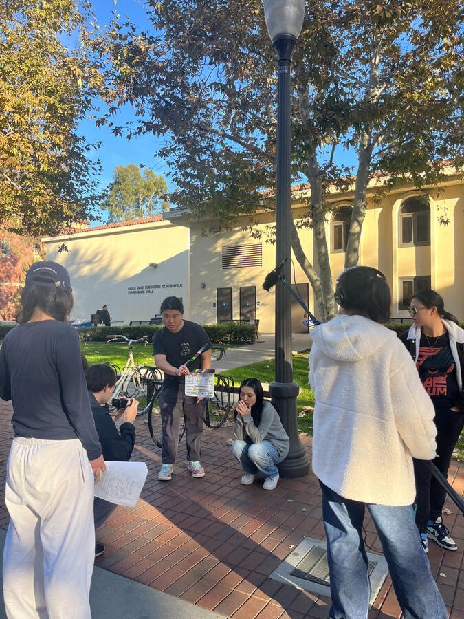 Advising some young filmmakers for APCA's PA Program as Program Director